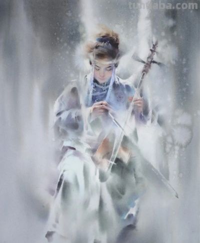 王海涛·水彩丨水与色的碰撞交融里，诉说着藏于时光的情愫与向往 - 图画吧TUHUABA