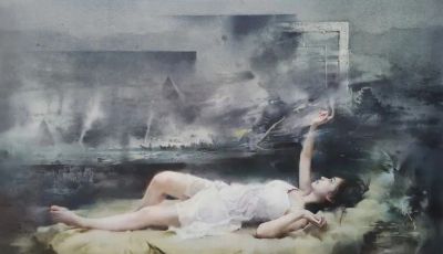 王海涛·水彩丨水与色的碰撞交融里，诉说着藏于时光的情愫与向往 - 图画吧TUHUABA