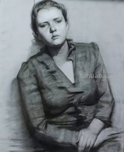 素描作品欣赏 ​​​ - 图画吧TUHUABA