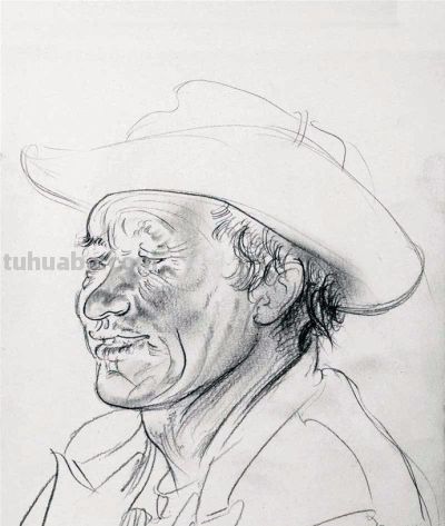 让人惊艳的50名家素描速写集【珍藏版】 - 图画吧TUHUABA