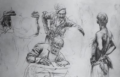 8位高手速写，学习绘画必临范本 - 图画吧TUHUABA