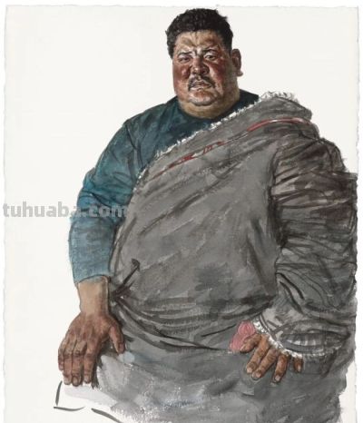 吴长江·水彩 | 高原儿女的精神肖像，水色晕染间的生命在场 - 图画吧TUHUABA