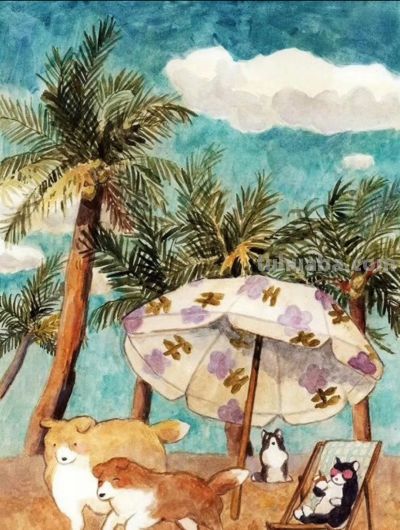 插画里的自然世界(插画欣赏) - 图画吧TUHUABA