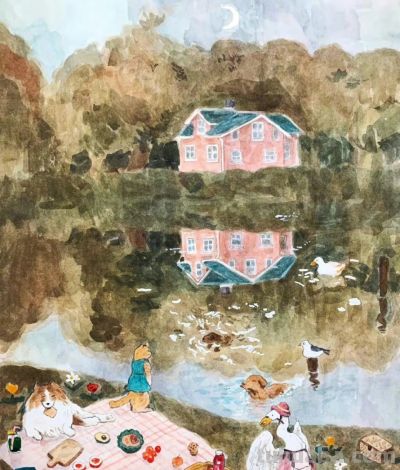 插画里的自然世界(插画欣赏) - 图画吧TUHUABA