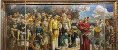 徐悲鸿的三幅令人血脉偾张的巨幅油画 - 图画吧TUHUABA