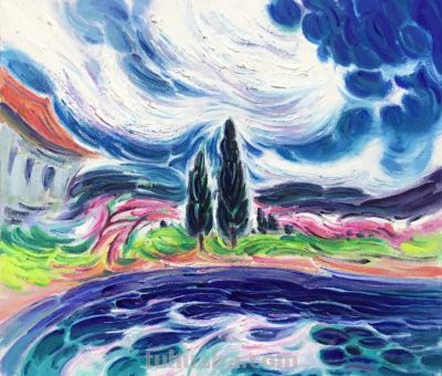 心灵之旅｜孙强2025油画写生作品欣赏 - 图画吧TUHUABA