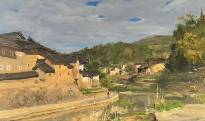 【DeepSeek谈艺】孙文刚·油画 | 风过画布，捎来旷野土香与寻常烟火 - 图画吧TUHUABA