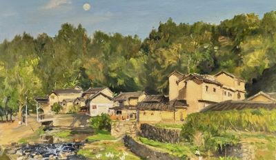 【DeepSeek谈艺】孙文刚·油画 | 风过画布，捎来旷野土香与寻常烟火 - 图画吧TUHUABA