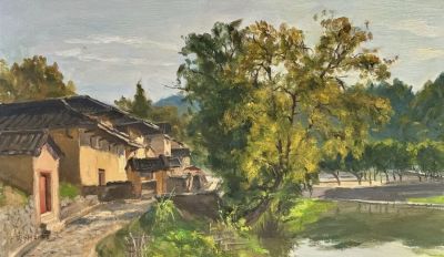 【DeepSeek谈艺】孙文刚·油画 | 风过画布，捎来旷野土香与寻常烟火 - 图画吧TUHUABA