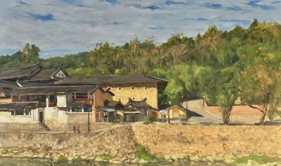 【DeepSeek谈艺】孙文刚·油画 | 风过画布，捎来旷野土香与寻常烟火 - 图画吧TUHUABA