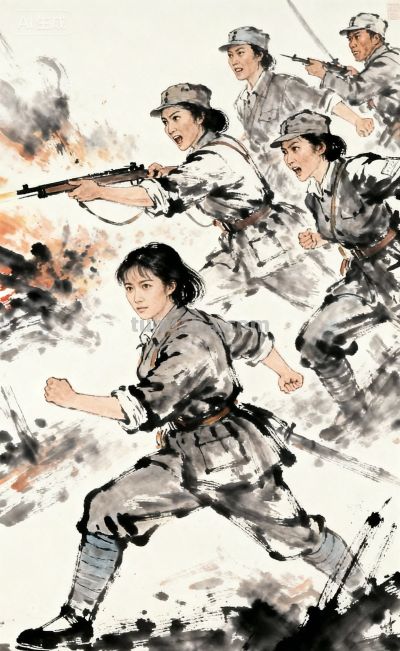 二零二六年水墨画人物创作素材人物速写 - 图画吧TUHUABA