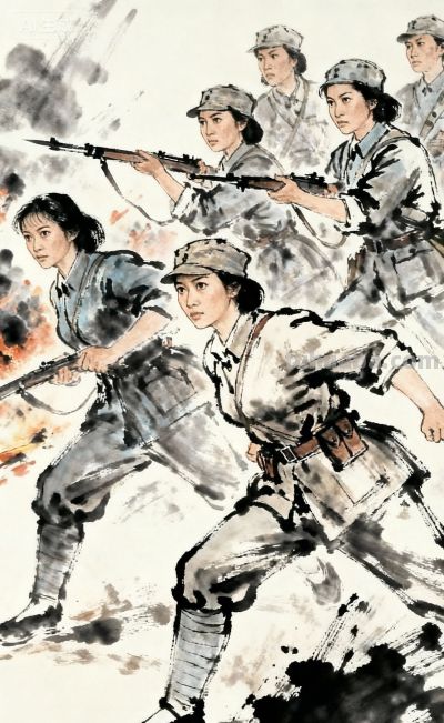 二零二六年水墨画人物创作素材人物速写 - 图画吧TUHUABA