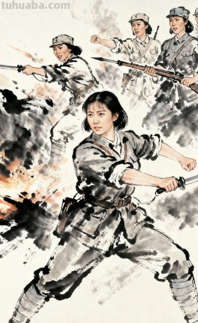 二零二六年水墨画人物创作素材人物速写 - 图画吧TUHUABA