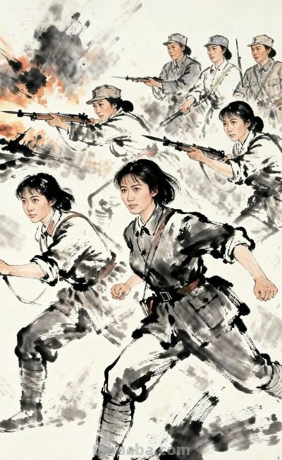 二零二六年水墨画人物创作素材人物速写 - 图画吧TUHUABA