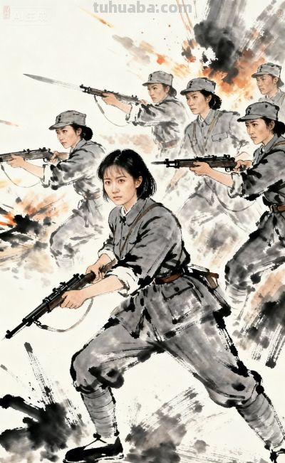 二零二六年水墨画人物创作素材人物速写 - 图画吧TUHUABA