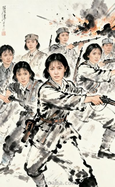 二零二六年水墨画人物创作素材人物速写 - 图画吧TUHUABA