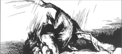 很粗犷的钢笔速写，渲染险恶气氛，黄云松获奖连环画《热爱生命》 - 图画吧TUHUABA