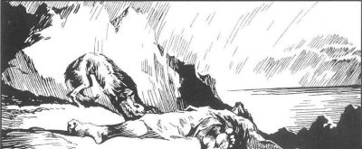 很粗犷的钢笔速写，渲染险恶气氛，黄云松获奖连环画《热爱生命》 - 图画吧TUHUABA