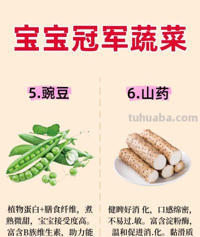 宝宝冠军蔬菜清单｜吃出健康小超人 - 图画吧TUHUABA