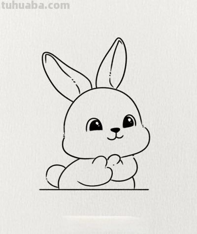 简笔画教程，可爱的小兔子 - 今日头条
