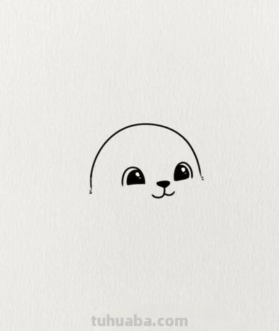 简笔画教程，可爱的小兔子 - 图画吧TUHUABA
