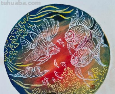 曾仲作和他的海洋生物绘画 - 图画吧TUHUABA