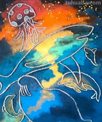 曾仲作和他的海洋生物绘画 - 图画吧TUHUABA