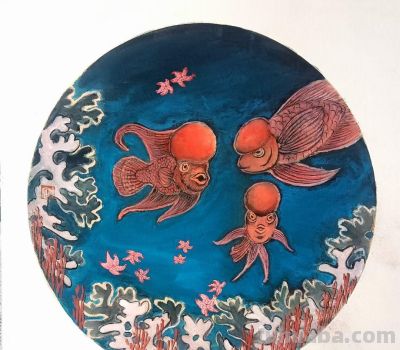 曾仲作和他的海洋生物绘画 - 图画吧TUHUABA
