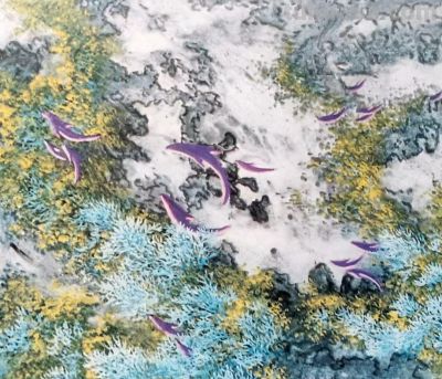 曾仲作和他的海洋生物绘画 - 图画吧TUHUABA