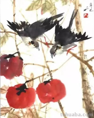 写意花鸟技法：昆虫、虾蟹、禽鸟的画法，收藏！ - 图画吧TUHUABA