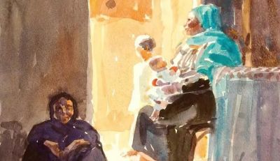 当水彩遇上光影，妈呀太美了！ - 图画吧TUHUABA