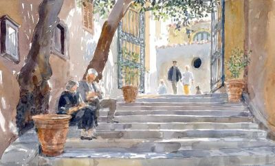 当水彩遇上光影，妈呀太美了！ - 图画吧TUHUABA