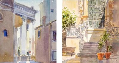 当水彩遇上光影，妈呀太美了！ - 图画吧TUHUABA