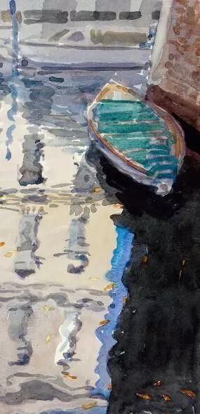 当水彩遇上光影，妈呀太美了！ - 图画吧TUHUABA