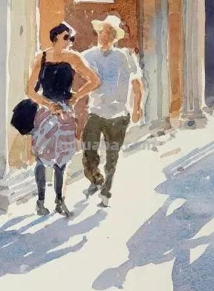 当水彩遇上光影，妈呀太美了！ - 图画吧TUHUABA