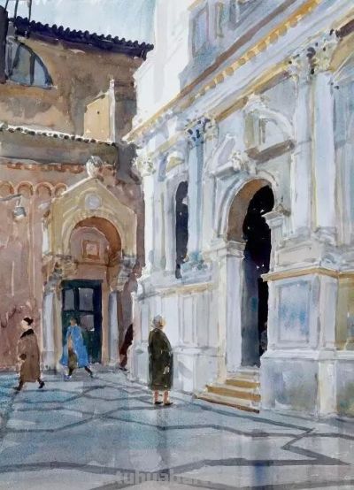 当水彩遇上光影，妈呀太美了！ - 图画吧TUHUABA