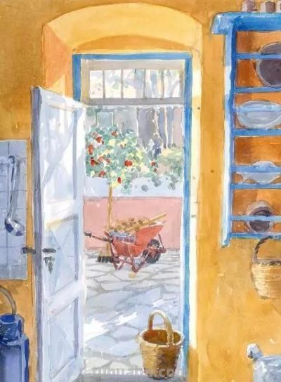 当水彩遇上光影，妈呀太美了！ - 图画吧TUHUABA