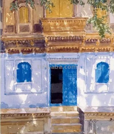 当水彩遇上光影，妈呀太美了！ - 图画吧TUHUABA