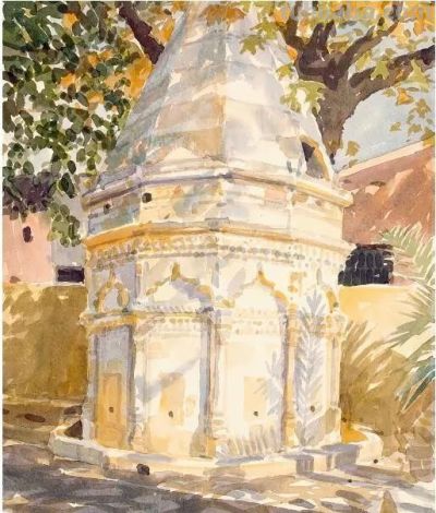 当水彩遇上光影，妈呀太美了！ - 图画吧TUHUABA