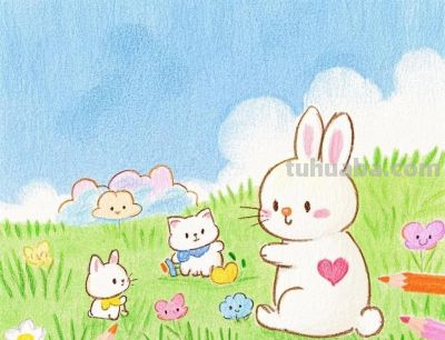 水溶彩铅画|图画分享，每一张都好美！可做背景图可做头像！ - 图画吧TUHUABA