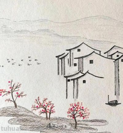 ​这一组彩铅画，太雅致了！ - 图画吧TUHUABA