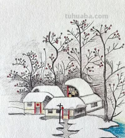 ​这一组彩铅画，太雅致了！ - 图画吧TUHUABA