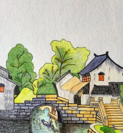 ​这一组彩铅画，太雅致了！ - 图画吧TUHUABA