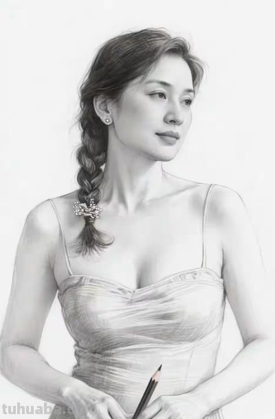 素描:穿吊带裙的美女 - 今日头条 素描:穿吊带裙的美女 - 图画吧TUHUABA