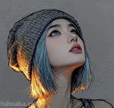 闪金光素描 - 图画吧TUHUABA