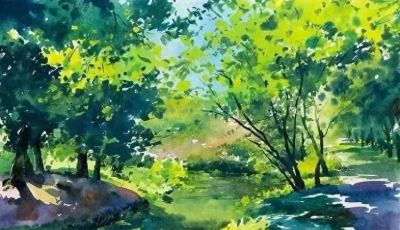 亮丽光影｜当代青年画家東俊達Syunda Azuma风景水彩画欣赏 - 图画吧TUHUABA