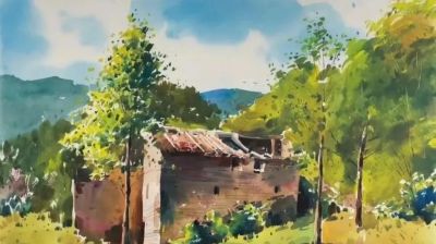 亮丽光影｜当代青年画家東俊達Syunda Azuma风景水彩画欣赏 - 图画吧TUHUABA