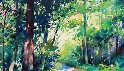 亮丽光影｜当代青年画家東俊達Syunda Azuma风景水彩画欣赏 - 图画吧TUHUABA