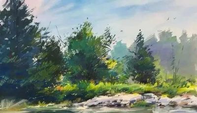 亮丽光影｜当代青年画家東俊達Syunda Azuma风景水彩画欣赏 - 图画吧TUHUABA