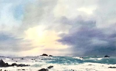 亮丽光影｜当代青年画家東俊達Syunda Azuma风景水彩画欣赏 - 图画吧TUHUABA